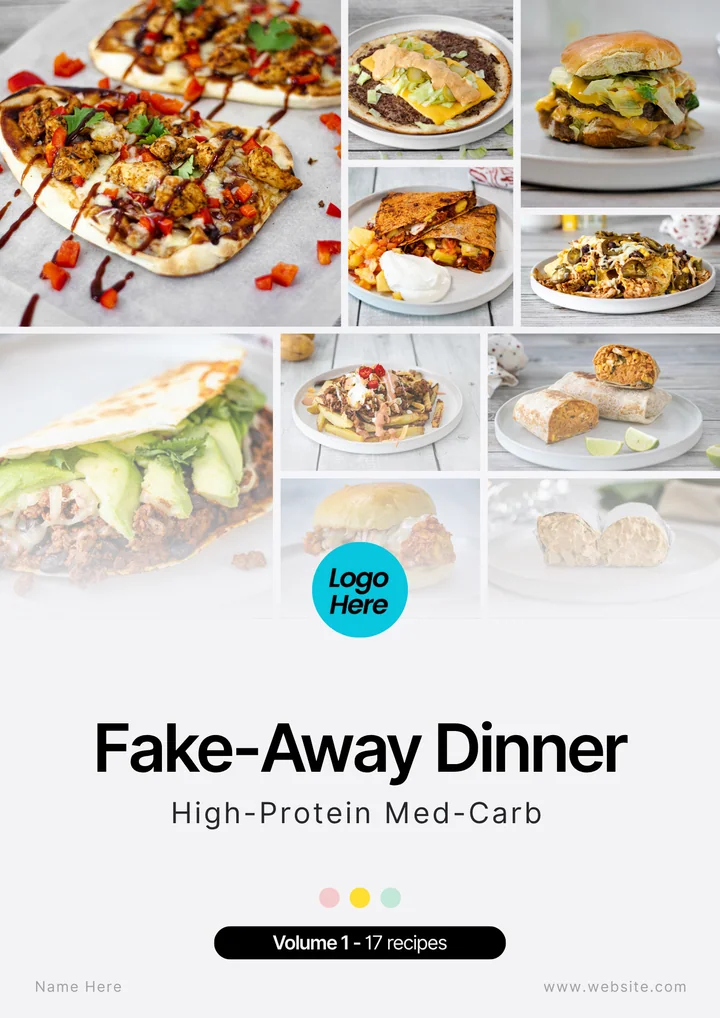Fake-Away Dinners recipe book cover