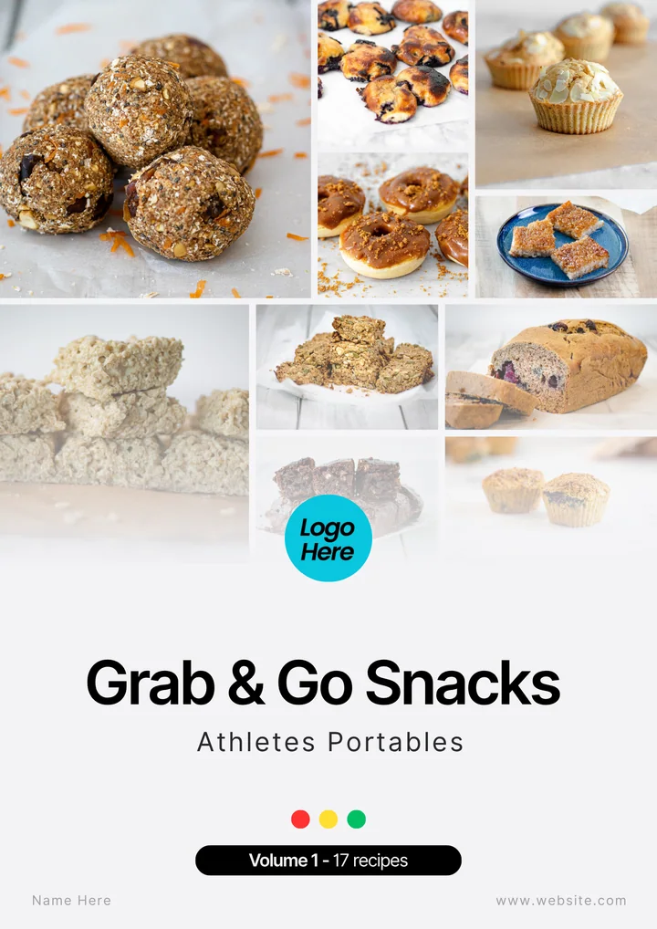 Grab & Go Snacks recipe book cover