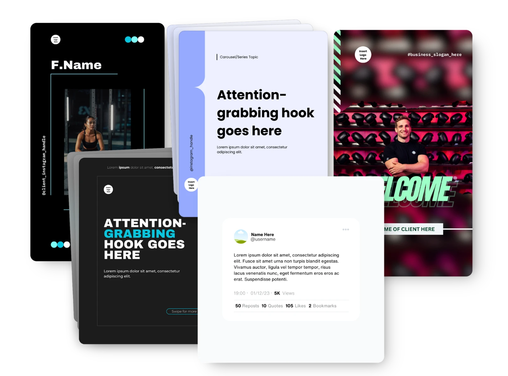 Instagram Template Bundle preview